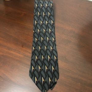 Bill Blass Black Label Tie Dark Gray Black Bronze